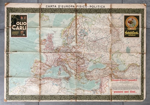 Olio carli cartina europa - carli,