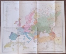 CARTINA MAP EUROPA ETNOGRAFICA