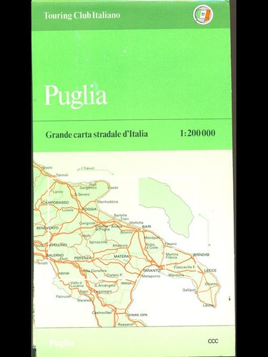 Puglia cartina stradale - puglia,