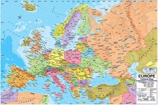 Mappa Europa Mappa Politica
