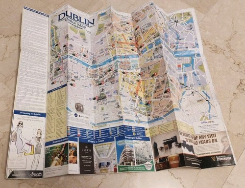 Dublino irlanda mappa cartina - dublino,