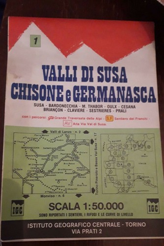 Cartina geografica valli - valli, di