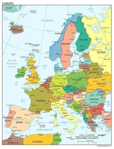 Mappa politica europa - politica,