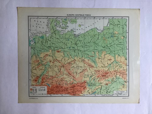 Cartina vintage europa - -,