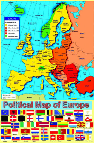 Mappa politica dell - mappa,